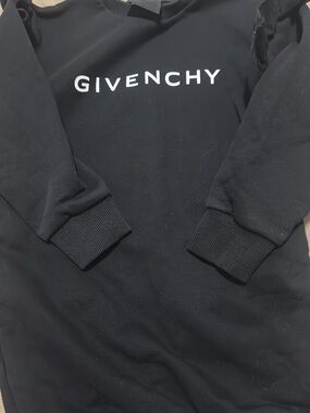 Givenchy Black Sweatshirt with White Logo